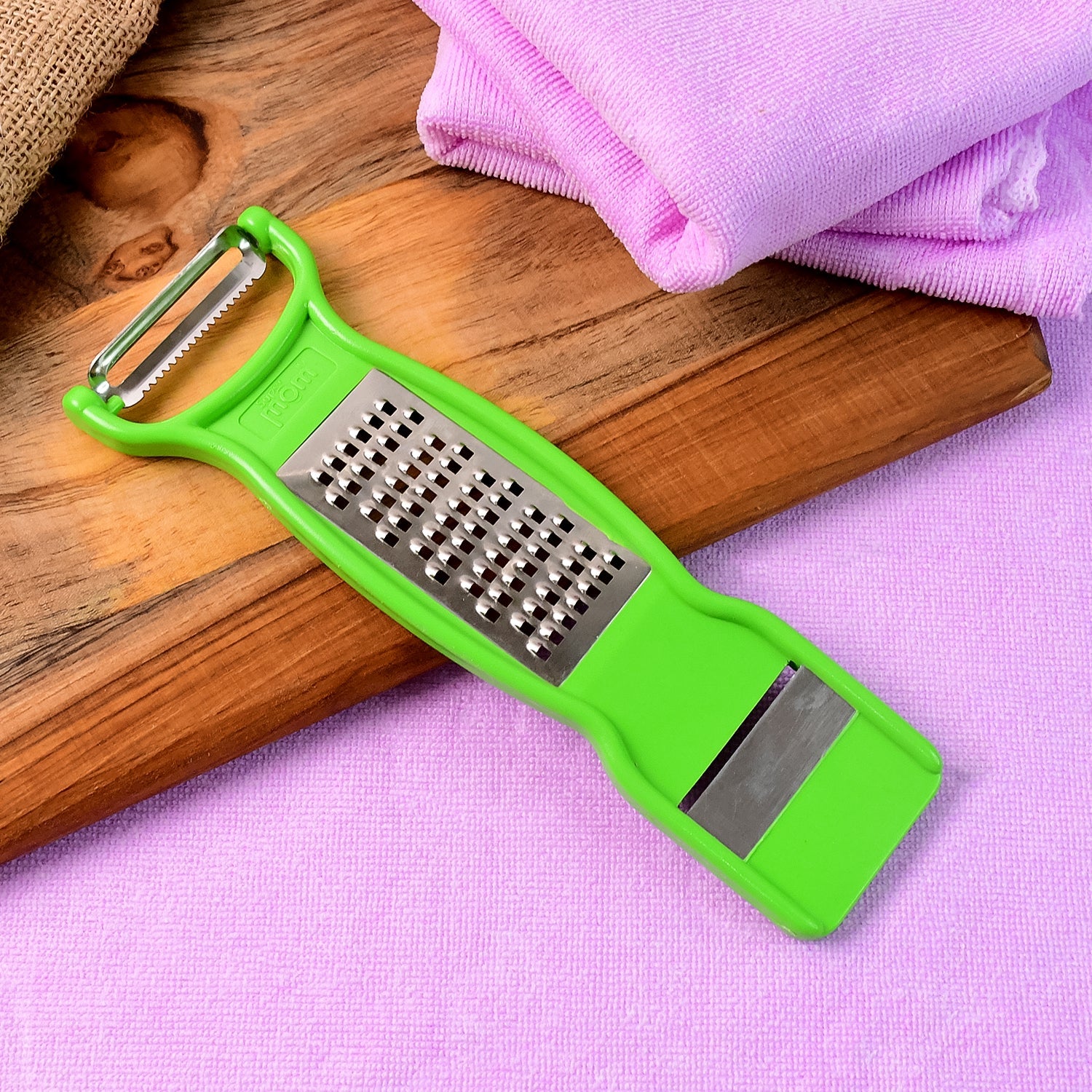 Supermom 3-in-1 Multi-Functional Stainless Steel Vegetable & Fruit Peeler (1 Pc) Supermom 3-in-1 Multi-Functional Stainless Steel Vegetable & Fruit Peeler (1 Pc)